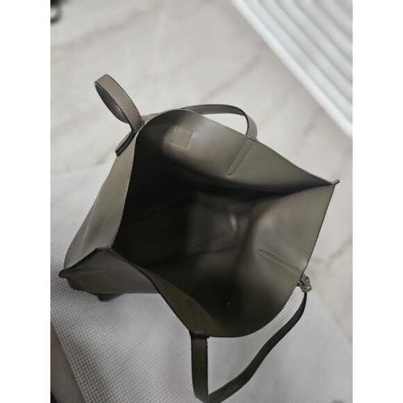 Bebe Los Angeles Tote Bag Faux Leather Black Tote - Picture 4 of 8